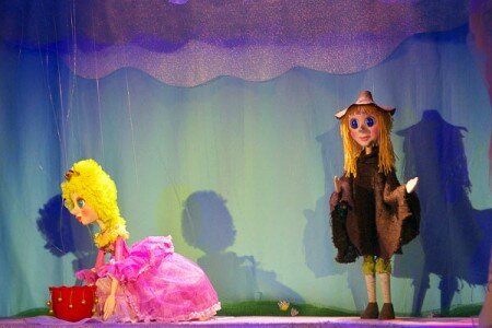 У Беларускім тэатры “Лялька” адбыўся першы паказ спектакля “Прынцэса і Свінапас”. Фота Сержука Серабро