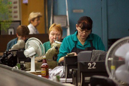 Обувное производство CООО «Белвест». Фото Сергея Серебро