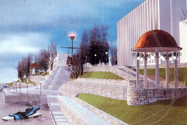 Проект благоустройства набережной в Витебске. Фото Юрия Шепелева