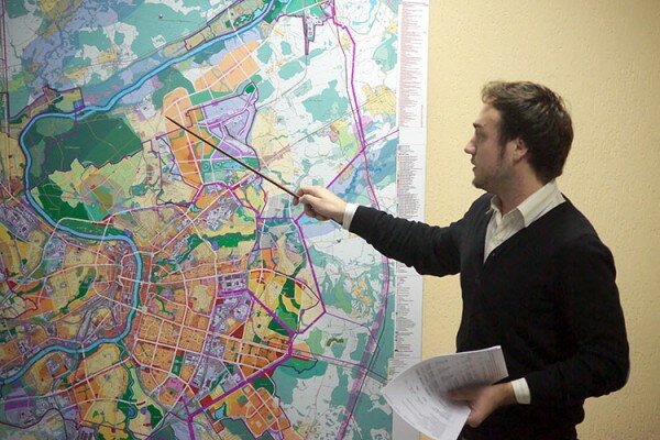 Генеральный план Витебска представили общественности. Фото Сергея Серебро