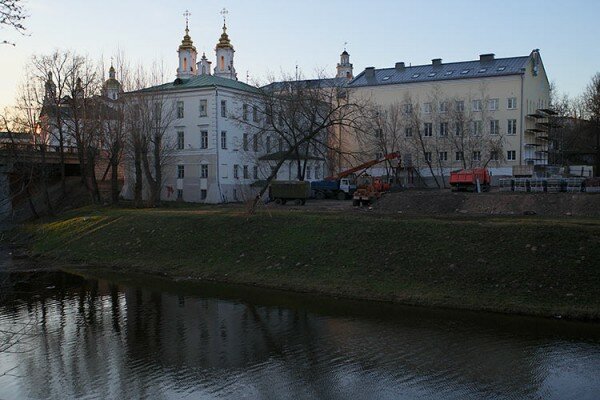 В Витебске заканчивается строительство клуба «Vintage». Фото Сергея Серебро В Витебске заканчивается строительство клуба «Vintage». Фото Сергея Серебро