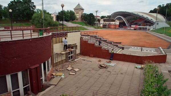 Начало работ на объекте, июнь 2016 года. Фота Сергея Серебро