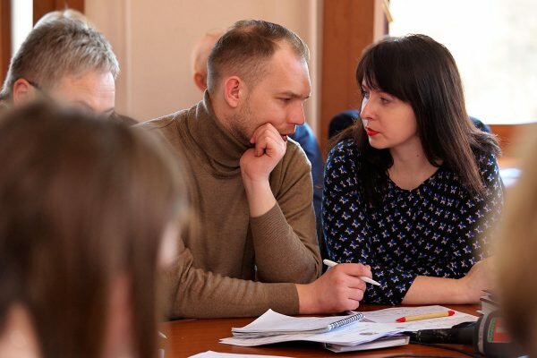 Пресс-конференция, посвященная «Славянскому базару в Витебске». Фото Сергея Серебро