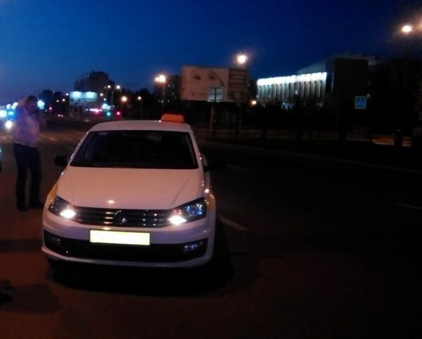 Очередное ДТП в Витебске: такси сбило на переходе пенсионерку. Фото ГАИ