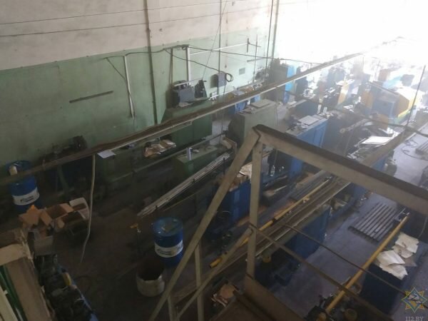 В технопарке ВГТУ произошел пожар в цеху металлообработки. Фото МЧС