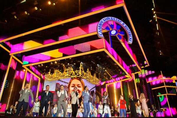 Гала-концерт открытия фестиваля «Славянский базар в Витебске». Фото Сергея Серебро