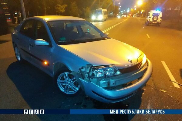 Молодой парень погиб в Новополоцке, врезавшись на мотоцикле в легковой автомобиль, ему было 26 лет. Фото УГАИ МВД