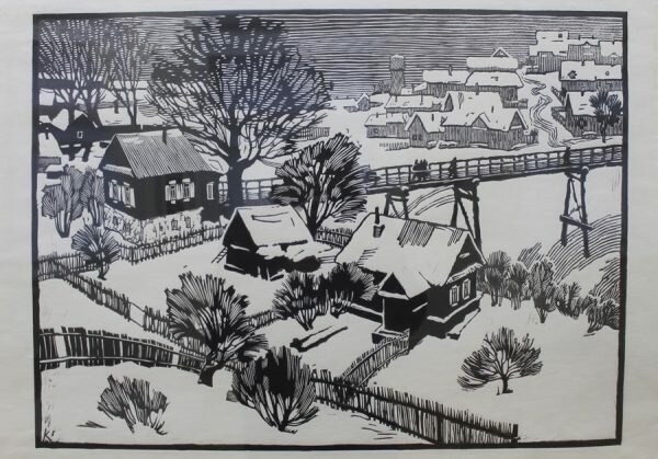 В Витебске представили выставку работ мастера гравюры и короля шрифтов Григория Кликушина. Фото Юрия Шепелева