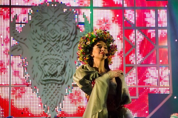 В Витебске торжественно открыли международный фестиваль-конкурс "Арт-парад". Фото Игоря Матвеева