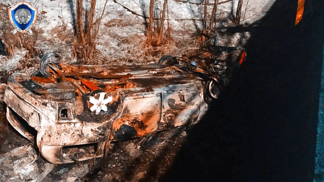 Место ДТП в Докшицком районе. Фото СК