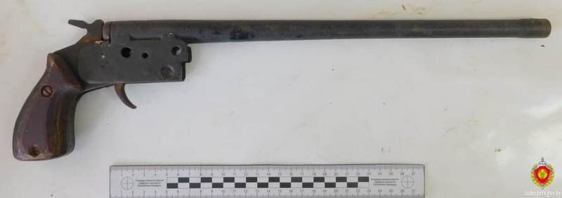 Самодельный дульнозарядный пистолет