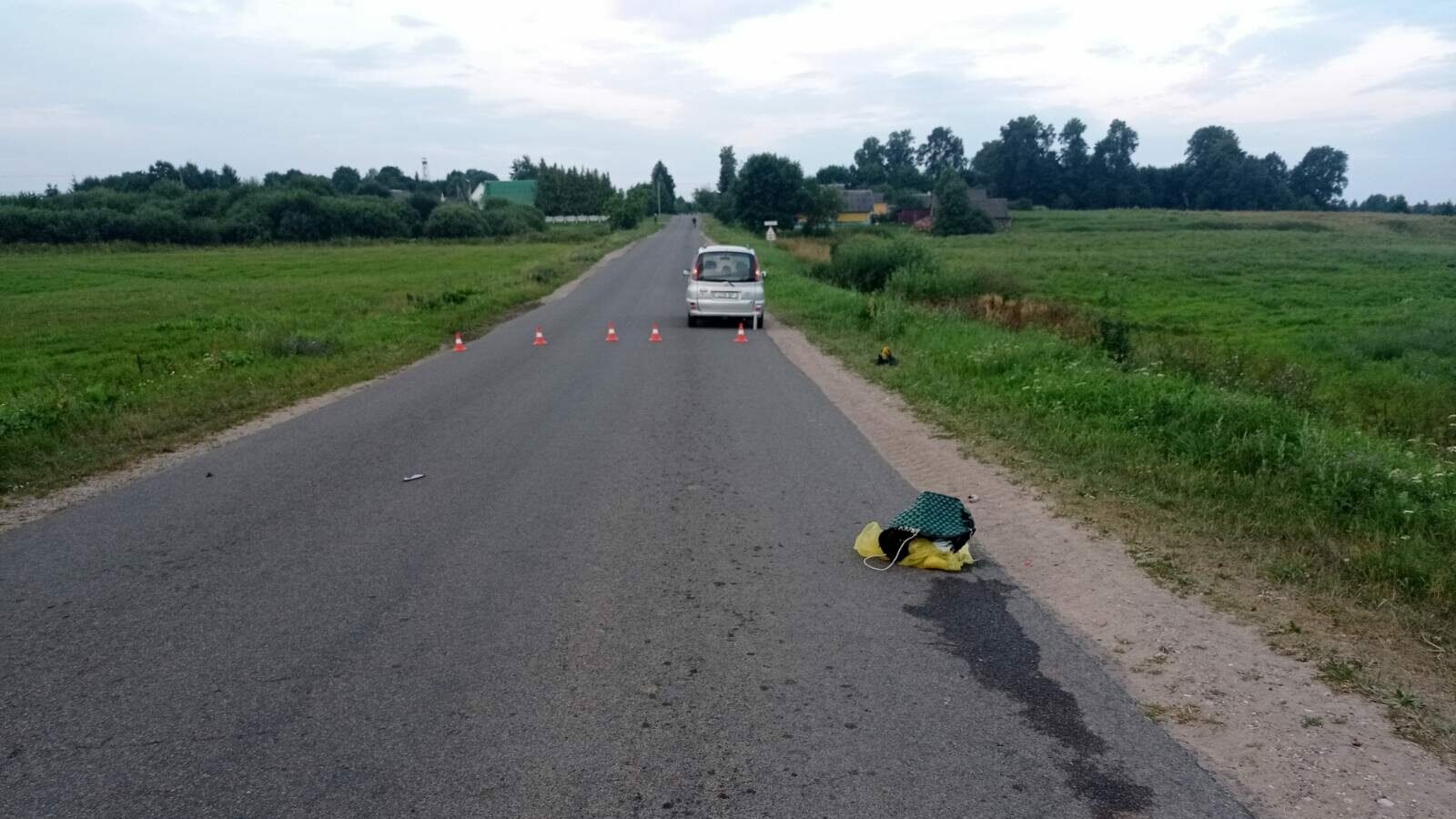 В Глубокском районе пьяный водитель задавил 69-летнюю велосипедистку. Фото ГАИ