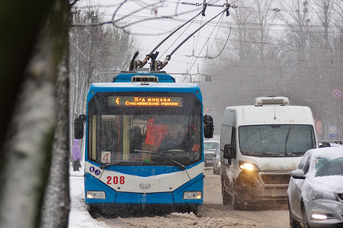 В Витебске выпала почти половина месячной нормы осадков — сильный снегопад обрушился на город в последний день осени. Фото Сергея Серебро