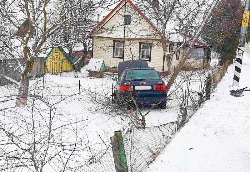 Место ДТП. Фото www.braslav-star.by