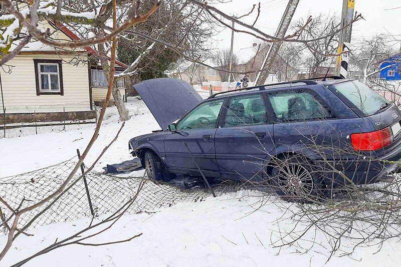 Место ДТП. Фото www.braslav-star.by